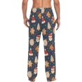 thumbnail image 2 of HPINK-T Xmas Gingerbreads Pajama Pants for Men Pajama Bottoms Mens Pjs Sleep Lounge Pants with Pockets, 2 of 7