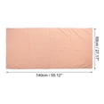 thumbnail image 4 of 1 toalla de baño de algodón absorbente suave, diseño clásico, para ducha de baño, naranja 55.12''x27.17'', 4 of 7