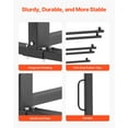 thumbnail image 4 of VEVOR Folding Chair Rack, 400 LBS Capacity, Heavy-duty Chair Cart for 42 Chairs or 12 Tables, Multi-Function Chair Storage Dolly with Rubber Wheels and Holders, Large Chair Holder, Matte Black, 4 of 9