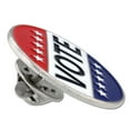 thumbnail image 2 of PinMart's Vote Patriotic Political Election American Flag Enamel Lapel Pin, 2 of 3