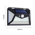 thumbnail image 4 of Lámpara Luz Solar de 118LED para exteriores de pared impermeable interruptor Ehuebsd de Sensor luz nocturna decoración de jardín y casa lámpara de calle Solar, 4 of 4