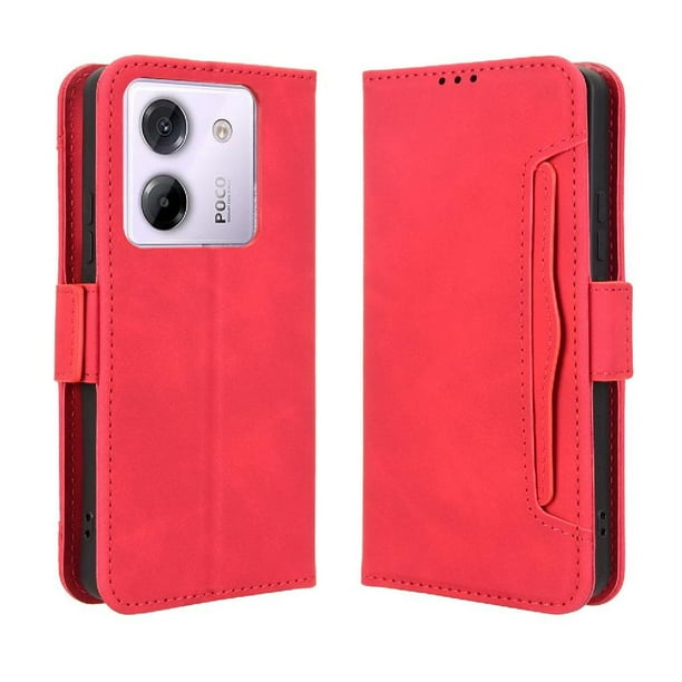 Funda Tipo Billetera GANGXUN para Xiaomi Poco M7 Pro 5G – Tapa Flip con Tarjetero