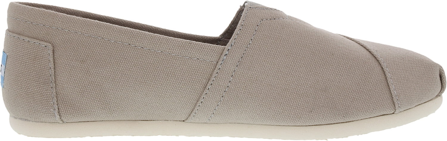 Toms Women's Classic Canvas Light Grey Ankle-High Slip-On Shoes - 8.5M