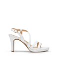 thumbnail image 2 of Tacones de Plataforma con Tiras para Mujer DREAM PAIRS Blancos 8 cm, 2 of 8
