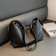 thumbnail image 1 of Bolso de mano para mujer, bolso de mano que combina con todo, bolsos cruzados, bolso informal Hobo (negro), 1 of 8