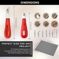 thumbnail image 5 of Pixiss Printmaking Supplies - Linoleum Blocks for Printmaking 3 Pack 8"x10"x1/8" and Linocut Tools - Rubber Roller and Linocut Carving Tool for Block Printing Kit - Linoleum Stamp Making Kit, 5 of 6