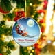 thumbnail image 3 of Decoraciones Del Árbol de Navidad Ornamento Colgante de Feliz Navidad con Papá Noel, Colgante Decorativo de Acrílico de 2024 para el Árbol Invierno Regalo de Año Nuevo en la Caja de Regalos, 3 of 6