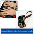 thumbnail image 3 of Turtle Soft Comfortable Furry Printed Car Armrest Mat Pad Cover Accessories 12.5x8.2 Inch, 3 of 6