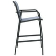 thumbnail image 3 of vidaXL Garden Bar Chairs 4 pcs Grey Textilene, 3 of 5
