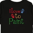 thumbnail image 4 of Inktastic Painting Art I Love to Paint Boys or Girls Long Sleeve Toddler T-Shirt, 4 of 5