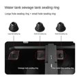 thumbnail image 5 of For X1 T10 T20 N9+Series Robot Vacuums Base Station Clean & Sewage Water Tank Rubber Plug Sealing Ri Edition 0717, 5 of 5