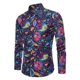 thumbnail image 3 of Las camisas de otoño más nuevas para hombres, camisas sociales de lujo de manga larga, camisetas de gran tamaño con solapa, camisas para hombre, ropa Harjauku diaria 2024, 3 of 5