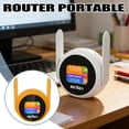 thumbnail image 4 of Blarkrus 0.1 Oz Lte Mobile Wifi Router 6, Portable Hotspot with Foldable Antennas, for Travel Home Office Internet Sharing, White, 4 of 7