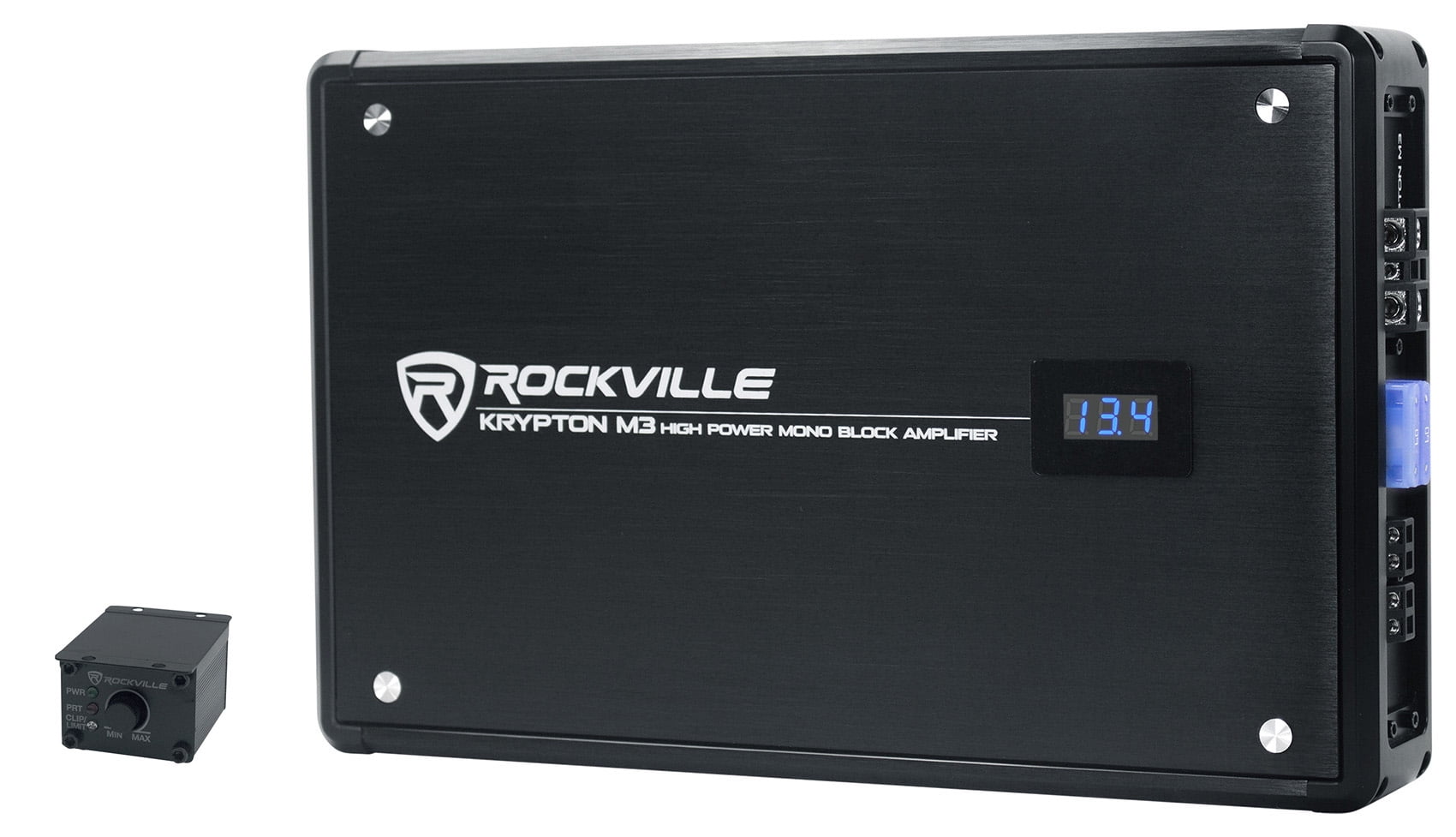 Rockville KRYPTONM3 4000w Peak/1000w RMS Mono 1 Ohm Car Amplifier Amp
