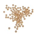 thumbnail image 3 of 100x Spacer Beads Solid Brass Washer Beads Jewelry Making Crafts - Gold, 8mm, 3 of 8