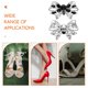 thumbnail image 2 of 1 par de Clips para zapatos de mujer, Clips para zapatos con diamantes de imitación, accesorios para adornos para zapatos de novia y boda para tacones altos, 2 of 6