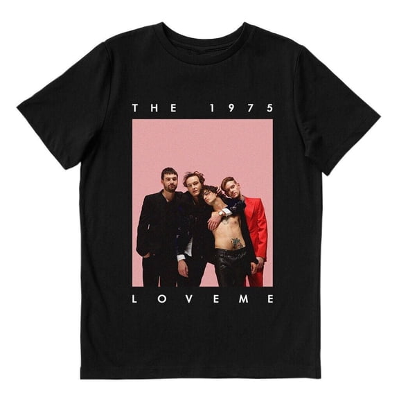 Retro Love Me The 1975 Band Shirt Short Sleeve Black Unisex S-234XL E1290
