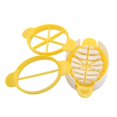 thumbnail image 2 of Non-, Safe Easy To Clean Egg Chopper, 4.13x2.64Inch Plastic Egg Cutter, Kitchen Tool For Home Restaurant Boiled Egg Cutter, 2 of 8