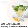thumbnail image 4 of Double Wall Martini Glass 10oz / 300ml, Set of 2, 4 of 8