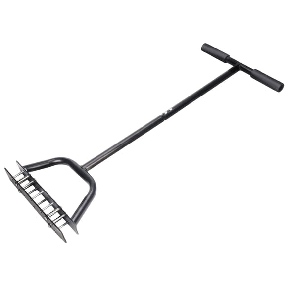 Aireador De Césped Con Estaca Antideslizante De Acero Para Jardinería, Herramienta Para Airear Y Escarificar El Suelo.