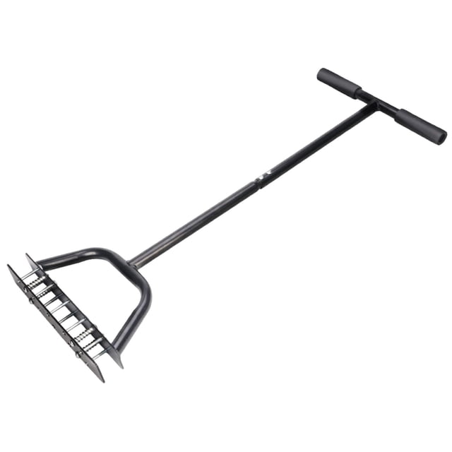 Aireador De Césped Con Estaca Antideslizante De Acero Para Jardinería, Herramienta Para Airear Y Escarificar El Suelo.