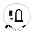 thumbnail image 1 of Greeniant Candado en forma de U para bicicleta, candado antirrobo para motocicleta eléctrica, candado en forma de U, accesorios para equipo de bicicleta Ciclismo Negro No.02 Greeniant OD009722-02, 1 of 1