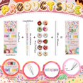 thumbnail image 2 of Set de 12 juegos de bolígrafos con forma de donut de Sayglossy para regalo con adornos, 2 of 6