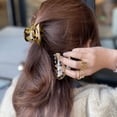 thumbnail image 3 of Pinzas para el pelo con forma de plátano, pasadores de diseño francés de tortuga, estampado de leopardo de celuloide, accesorios de moda grandes para mujeres y niñas, 2 uds., 3 of 8