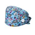 thumbnail image 1 of Paquete De 4 Gorros De Trabajo Para Enfermera, Servicio Prolongado, Color Puro, Botón Pulido Opaco, Gorros De Trabajo Multifuncionales Unisex, Uniformes De Trabajo seitruly AP008643-26, 1 of 5