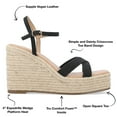 thumbnail image 2 of Journee Collection Womens Raniya Tru Comfort Foam Espadrille Platform Wedge Sandals, 2 of 6