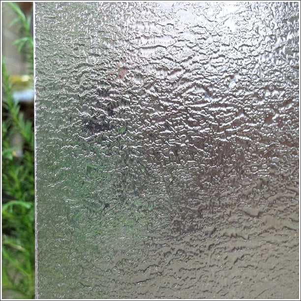 Película para ventana de vidrio con efecto lluvia, calcomanías estáticas para privacidad, calcomanías decorativas para vidrio para el hogar y la oficina, protección UV extraíble, control del calor