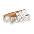 thumbnail image 4 of Cinturón de diamantes de imitación Sunnimix de mujer Blanco, 4 of 7