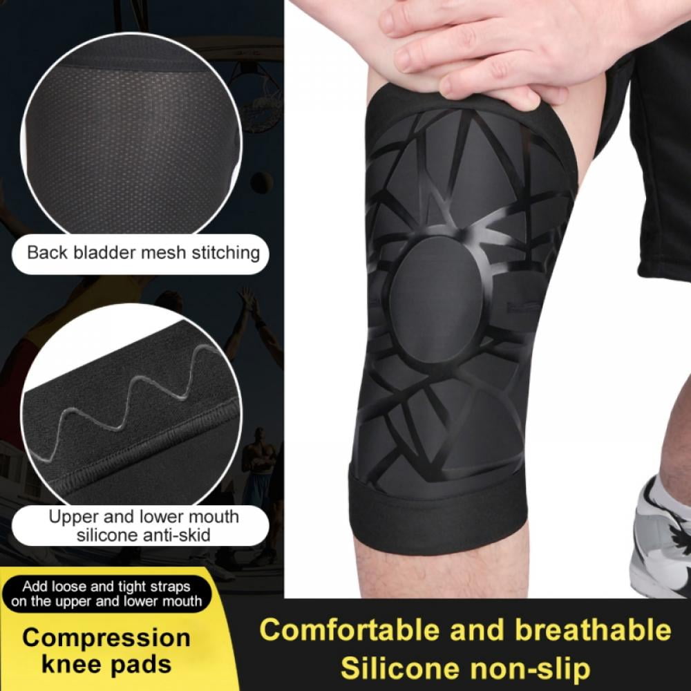 Knee Brace Support Compression Sleeve Breathable Pad for Running, Joint Pain Relief