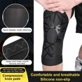 thumbnail image 3 of Forzero 1Pc Compression Knee Support Sleeve Protector Elastic Kneepad Brace Springs Gym Sports Basketball Volleyball Running, 3 of 6