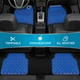 thumbnail image 3 of BDK Blue All Weather Heavy Duty Universal Fit Car Floor Mats Interior Liners for Auto Van Truck SUV, Heavy Duty All Weather Protection, 3 of 9