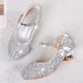 thumbnail image 5 of Girls Dress Up Shoes Sparkly Shoes for Girls Princess Mary Jane School Uniform Dress Shoes in Performance, Prom and Graduation for Toddler/Little/Big Kids, 5 of 7