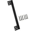 thumbnail image 2 of GROWTH TANK Door Bolt Protection Plate, Latch Protection Cover, Anti-Rust, Black, Reversible 11Inch, 2 of 8