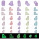 thumbnail image 1 of 36 Mini Figuras Luminosas de Alpacas de Resina (18 Estilos), 1 of 9