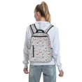 thumbnail image 7 of Fuzoiu Santa with Gifts Print Lightweight Daypack,Weekender Bag for Men and Women, Travel Backpack with Padded Straps for School, Travel & Work, 7 of 7