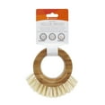 Full Circle The Ring Bamboo Ergonomic Fruit & Veggie Cleaning Brush Recycled Plastic & Plant