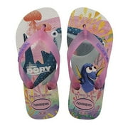 Havaianas Kids Nemo E Dory Man-Made Childrens Sandals, White - 31 by 32
