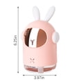 thumbnail image 4 of Car Charger 5V 3.1A Quick Charge Dual USB Port LED Display Voltmeter Phone Charging Adapter, Black Air Humidifier 2W USB 300ml Humidifier Cartoon Portable Light Diffuser for Home Office, Pink, 4 of 9