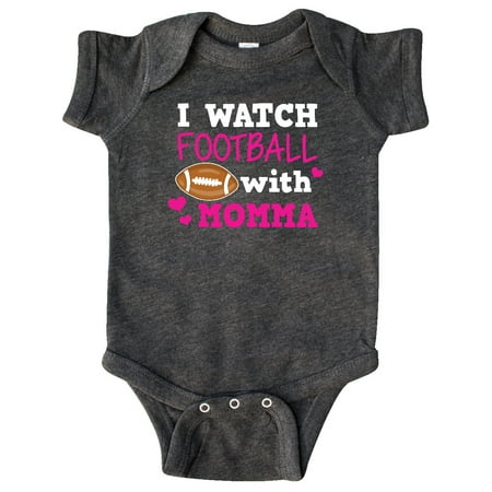 

Inktastic I Watch Football with My Momma Gift Baby Girl Bodysuit