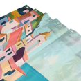 thumbnail image 3 of Yayeee Shower Curtain with Hooks 72"x72" Waterproof Fabric Bathroom Hanging Decor, Abstract Painting, 3 of 5