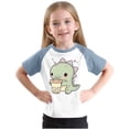 thumbnail image 4 of RXIRUCGD 2025 Vêtements d'Été pour Enfants Tout-Petits Garçons Filles Mode Mignon Col Rond Imprimé Manches Courtes Haut, 4 of 7