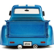 Jada Toys 31541 1956 Ford F100 Pickup Truck Metallic Stripes & Extra Wheels Just Trucks Series 1 by 24 Diecast Model Car Play Vehicle