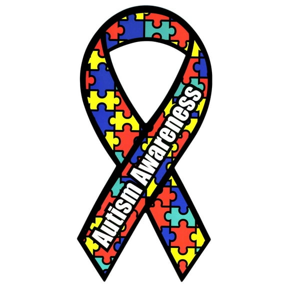 Autism Magnet - 4" x 8" Ribbon Magnet