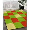 thumbnail image 2 of Ahgly Company Indoor Square Patterned Mahogany Brown Area Rugs, 3' Square, 2 of 6