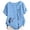 Blue, variant on Gaexia Versatile Girls Summer Tee With Cute Graphic Print Short Sleeve Round Neck Top For Girls Clothes (Light Purple,9-10 Years)