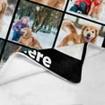 thumbnail image 5 of Custom Blanket with Picture Text Customized Blankets with 20 Photos Personalized Blanket Using My Own Pictures, Memorial Gifts for Birthday Christmas Valentine's Day Dad Mom Daughter Friends, 5 of 6